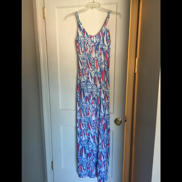 Lilly Pulitzer red right return maxi - Picture 1 of 2